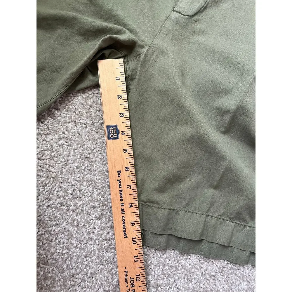 Faherty Green Malibu Short Linen Blend Chino Lightweight Casual Resort Beach 40